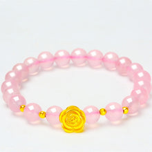 Load image into Gallery viewer, 1pc Obsidian Stone Beads Chakra Bracelet Feng Shui Unisex Wristband Gold Black Pixiu Wealth Good Luck Women Charms Bracelet 23cm