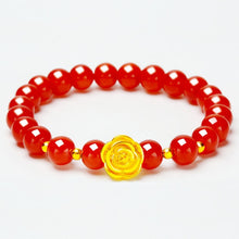 Load image into Gallery viewer, 1pc Obsidian Stone Beads Chakra Bracelet Feng Shui Unisex Wristband Gold Black Pixiu Wealth Good Luck Women Charms Bracelet 23cm