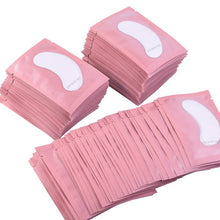 Load image into Gallery viewer, 100pairs Eyelash Extension Paper Patches Grafted Eye Stickers 7 Color Eyelash Under Eye Pads Eye Paper Patches Tips Sticker