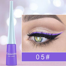 Load image into Gallery viewer, Cmaadu colorful liquid eyeliner blue waterproof long lasting liquid eyeliner diamond matte eyeliner gel cosmetics HF153