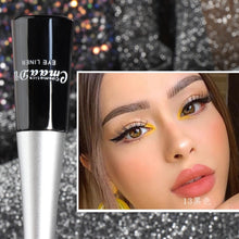 Load image into Gallery viewer, Cmaadu colorful liquid eyeliner blue waterproof long lasting liquid eyeliner diamond matte eyeliner gel cosmetics HF153