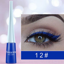 Load image into Gallery viewer, Cmaadu colorful liquid eyeliner blue waterproof long lasting liquid eyeliner diamond matte eyeliner gel cosmetics HF153