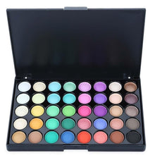 Load image into Gallery viewer, 40 Color Matte Eyeshadow Palette Glitter Eye Shadow Waterproof Long Lasting Make Up Pallet Shimmer Fashion Women Beauty Eyes