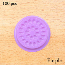 Load image into Gallery viewer, Wholesale Glue Gasket Eyelash glue holder Adhesive Pallet Eyelash Extension glue pads stand on eyelash plastic makeup tools