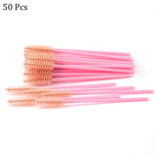 Load image into Gallery viewer, Eyelash Extension Disposable Eyebrow brush Mascara Wand Applicator Spoolers Eye Lashes Cosmetic Brushes Set makeup tools