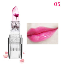 Load image into Gallery viewer, Hot Sale Flower Moisturizing Long Lasting Lipstick Color Jelly Transparent Temperature Change matte lipstick Lip Balm Makeup