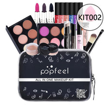 Load image into Gallery viewer, ALL IN ONE Makeup Kit Eyeshadow Eyeliner Foundation Cream Makeup Bag Concealer Lipstick Brush Make Up Kit With Makeup Bag