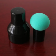Load image into Gallery viewer, Non-latex Makeup Sponge Mushroom Head Powder Liquid Foundation Puff Dry & Wet Multi- function Cosmetic Tool Tamp Storage Box