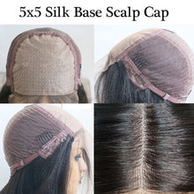 Load image into Gallery viewer, Brazilian 13x4 Lace Frontal Human Hair Wigs with Baby Hair 250 Density Kinky Curly 4x4 5x5 Silk Base Lace Closure Wigs For Women