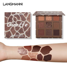 Load image into Gallery viewer, Fashion eyeshadow palette 9Colors Matte EyeShadow naked palette Glitter eye shadow MakeUp Nude MakeUp set Korea Cosmetics