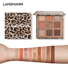 Load image into Gallery viewer, Fashion eyeshadow palette 9Colors Matte EyeShadow naked palette Glitter eye shadow MakeUp Nude MakeUp set Korea Cosmetics