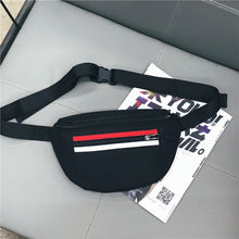 Load image into Gallery viewer, New Ladies Fashion Black White Fanny Packs Tassel Waist Pack Phone Pocket Leather Belt Bag For Women PU Wild Waist Bags G141