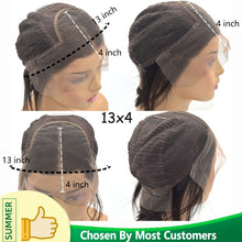 Load image into Gallery viewer, Body Wave Lace Front Wig For Black Women 13x6 250 density lace Wig High Density Human Hair Wigs Pre Plukced With Baby Hair Remy