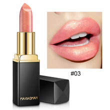 Load image into Gallery viewer, Handaiyan Waterproof Nude Glitter Lipstick Makeup Long Lasting Velve Red Mermaid Sexy Shimmer Lip Stick Cosmetics Beauty