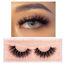 Load image into Gallery viewer, FOXESJI Makeup Eyelashes 3D Mink Lashes Fluffy Soft Wispy Natural Cross Eyelash Extension Reusable Lashes Mink False Eyelashes