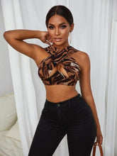 Load image into Gallery viewer, Adogirl Crop Top Cross Hollow Out Wrapped Corset Vest S-3XL Women Sexy Backless Tanks Slim T-shirt Drop Ship Wholesale