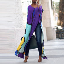 Load image into Gallery viewer, Baggy Work Blusas Women Summer Printed Long Tops ZANZEA Bohemian Floral Short Sleeve Blouse Casual O Neck Split Hem Shirt Femme