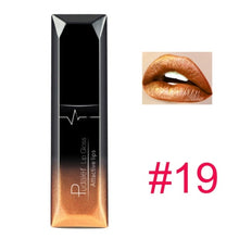 Load image into Gallery viewer, pudaier 21 Colors Metallic Liquid Lip Gloss Waterproof Matte Lip Gold 24 Hours Long