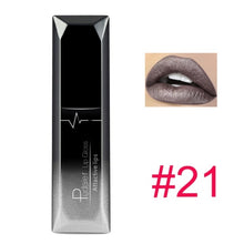 Load image into Gallery viewer, pudaier 21 Colors Metallic Liquid Lip Gloss Waterproof Matte Lip Gold 24 Hours Long