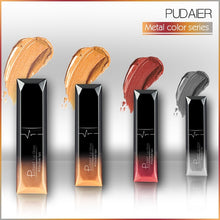 Load image into Gallery viewer, pudaier 21 Colors Metallic Liquid Lip Gloss Waterproof Matte Lip Gold 24 Hours Long