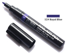 Load image into Gallery viewer, 1PC Beauty 16 Colors Two-way Acrylic Paint Pen DIY Gel Polish Drawing Tools Nails Accessoires Manicure 3D Nail Art Pen
