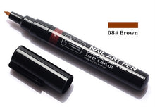 Load image into Gallery viewer, 1PC Beauty 16 Colors Two-way Acrylic Paint Pen DIY Gel Polish Drawing Tools Nails Accessoires Manicure 3D Nail Art Pen

