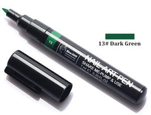 Load image into Gallery viewer, 1PC Beauty 16 Colors Two-way Acrylic Paint Pen DIY Gel Polish Drawing Tools Nails Accessoires Manicure 3D Nail Art Pen
