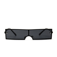 Load image into Gallery viewer, Trending Rectangle Sunglasses Women Black Shades Brand Designer Fashion Integrated Sunglasses

