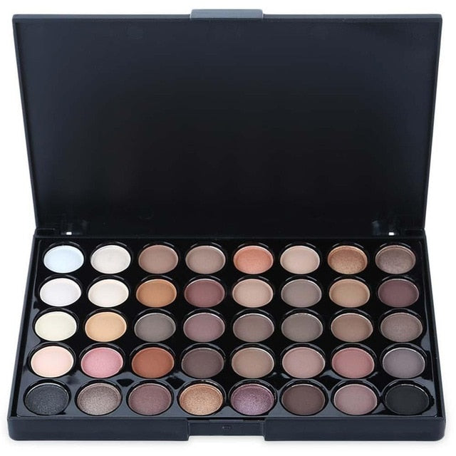 40 Color Matte Eyeshadow Palette Glitter Eye Shadow Waterproof Long Lasting Make Up Pallet Shimmer Fashion Women Beauty Eyes