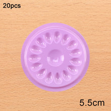 Load image into Gallery viewer, Wholesale Glue Gasket Eyelash glue holder Adhesive Pallet Eyelash Extension glue pads stand on eyelash plastic makeup tools
