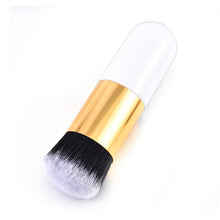 Load image into Gallery viewer, Luxury Champagne Makeup Brushes Flat Top Foundation Brush Large Face Brush Repair brush contour brush for Liquid Cream Powder

